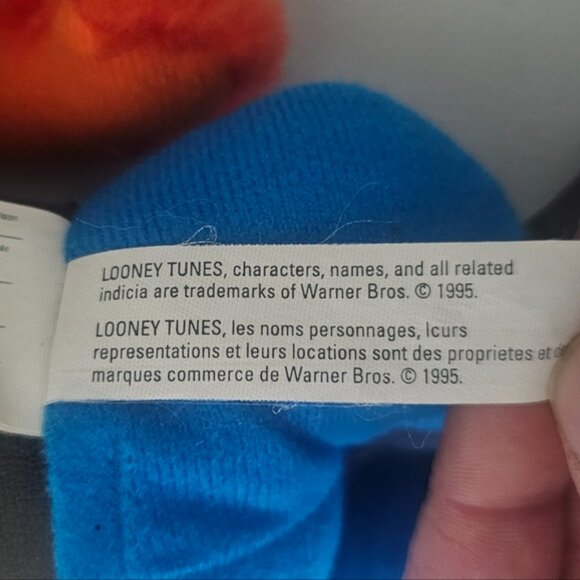 Vintage 1995 Looney Tunes Yosemite Sam 11 Novelty Plush Toy - Picture 6 of 6